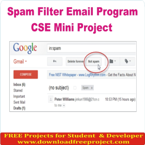 Free Spam Filter Email Program In PHP Projects Download