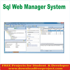 Sql Web Manager System