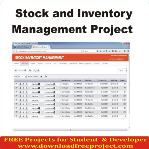 Free Stock and Inventory Management Project In PHP Projects Download