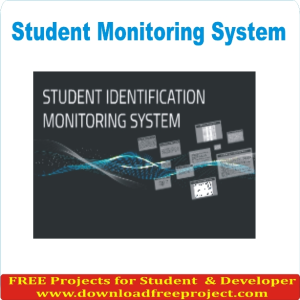 Free Student Monitoring System In PHP Projects Download