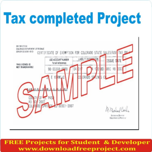 Free Tax completed In Asp.Net Projects Download
