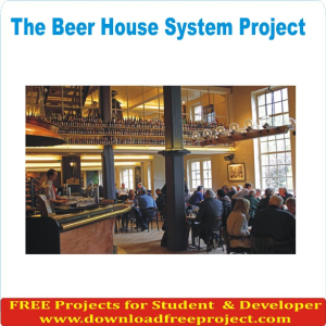 Free The Beer House In Asp.Net Projects Download