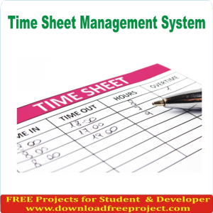 Free Time sheet In PHP Projects Download
