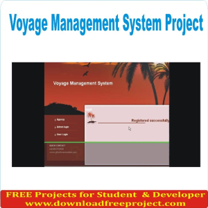 Free Voyage Management System In Java Projects Download