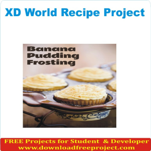 Free XD World Recipe In Java Projects Download