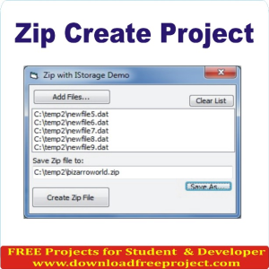 Free Zip Create Project In PHP Projects Download